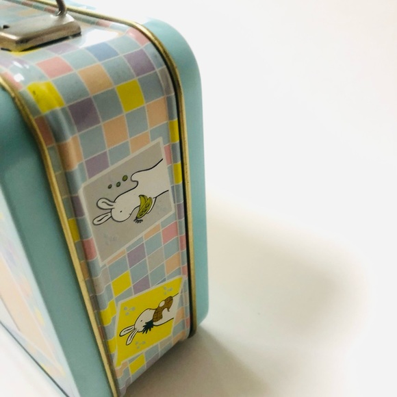 PAT THE BUNNY Vintage metal box with hinges Rare lunchbox purse - Picture 2 of 8
